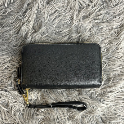 Indigo Blk Leather Wallet