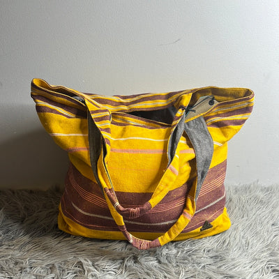 Prana Yellow Tote Bag
