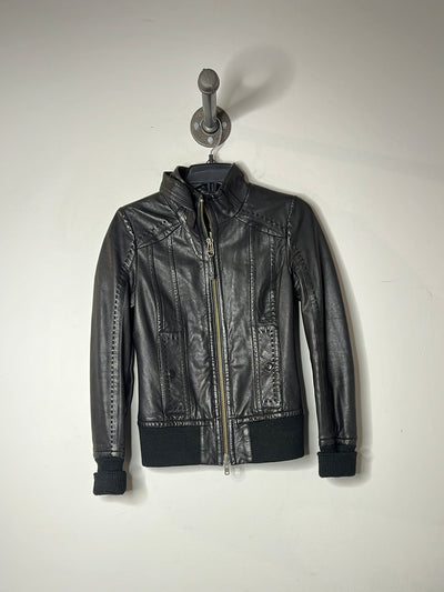 Artizia Black Leather Jacket