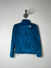North Face Blue Fuzzy Sweater