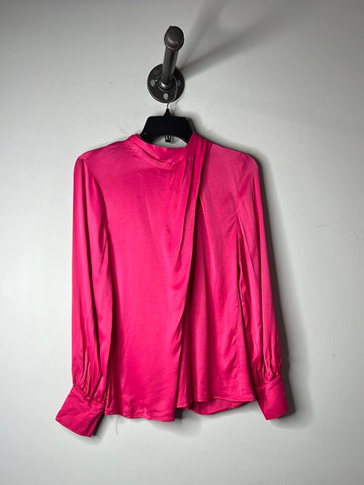 MNG Hot Pink LSleeve Blouse
