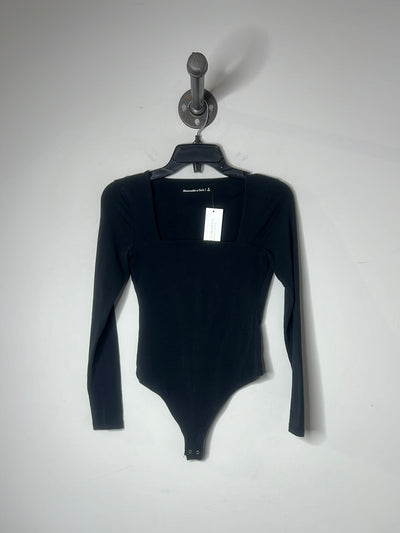 A&F Black Longsleeve Bodysuit