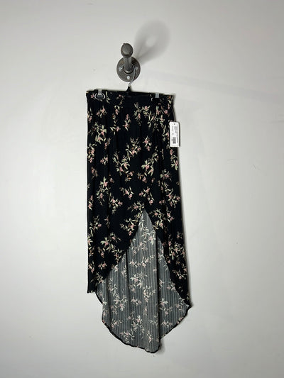 Ameican E. Black Floral Skirt