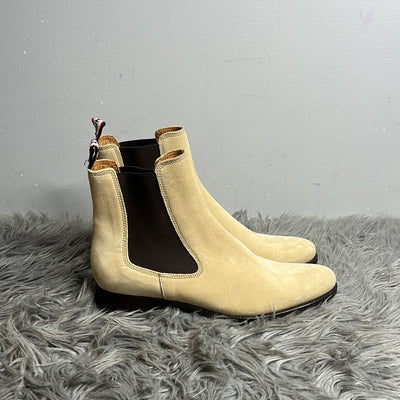 Hunter Beige Ankle Boots