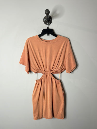 Heyson Peach Cut-Out Dress