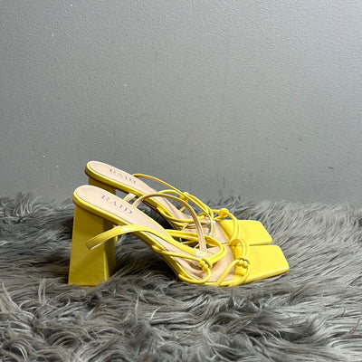 Raid Yellow Strap Heel