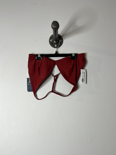 A&F Red Triangle Bikini Top