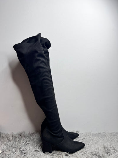 Call It S.Blk Thigh-High Boots