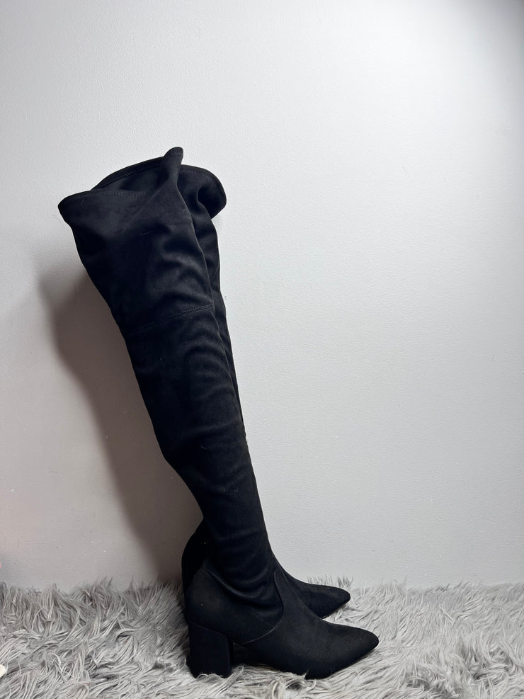 Call It S.Blk Thigh-High Boots