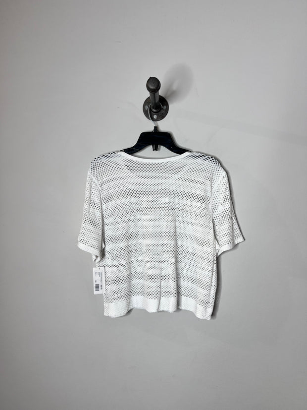 Lululemon White Mesh T-Shirt