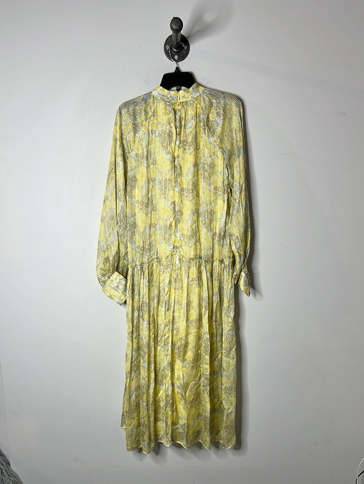 Zara Yellow Floral Maxi Dress