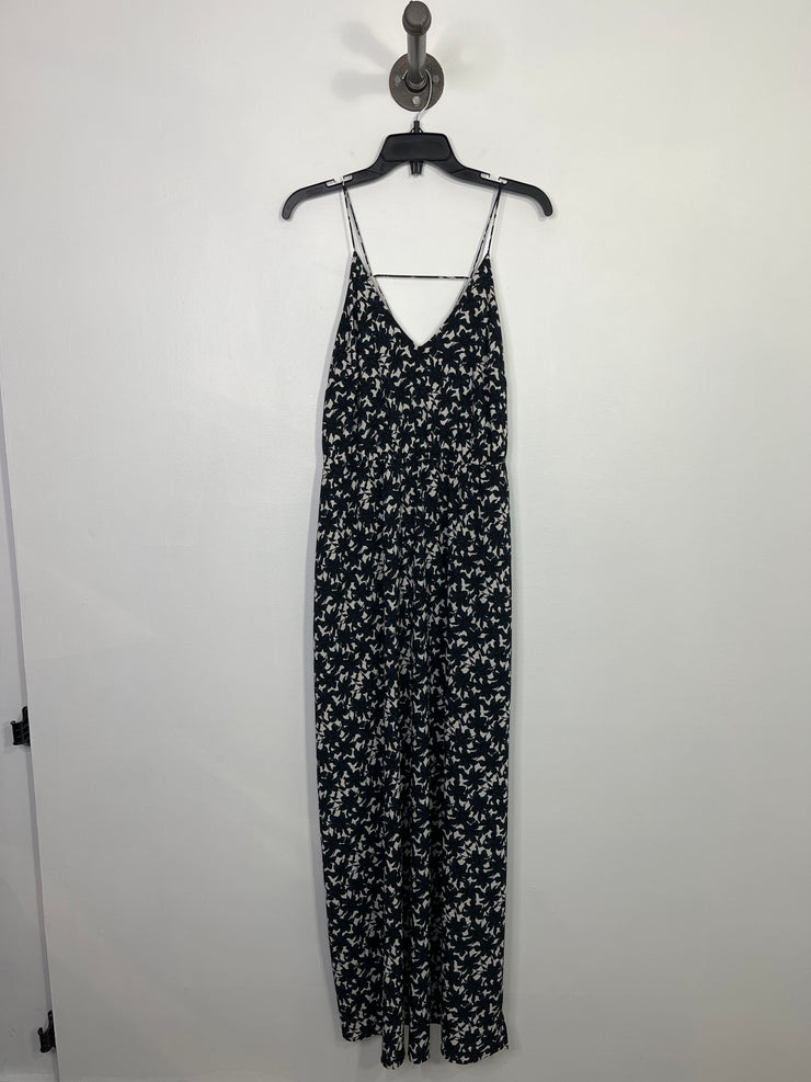 Loft Nvy/Wht Floral Maxi Dress