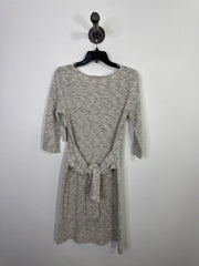 T. la Grey Waist Tie Dress