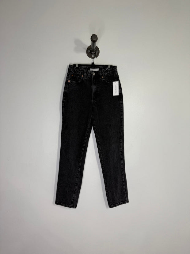 Garage Black Denim Mom Jeans
