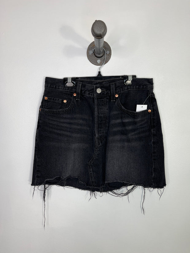 Levi's Blk Denim Skirt