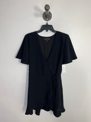 Adelyn Rae Blk Wrap Romper