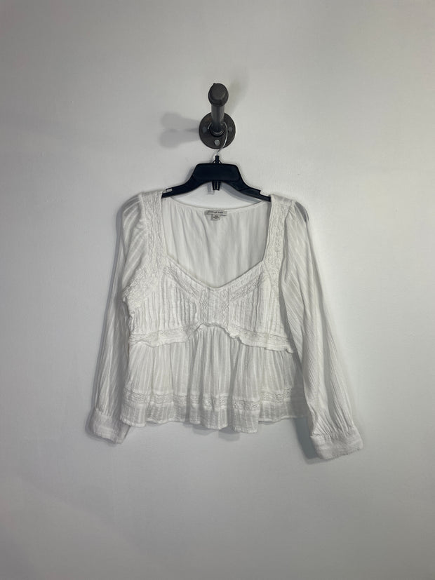 American Eagle Wht Blouse