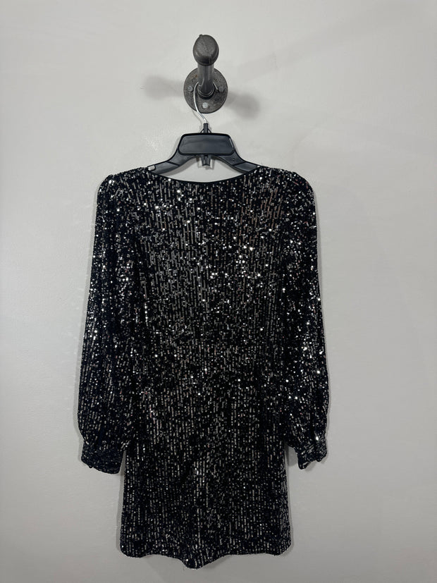 RW&CO Black Sequin Dress