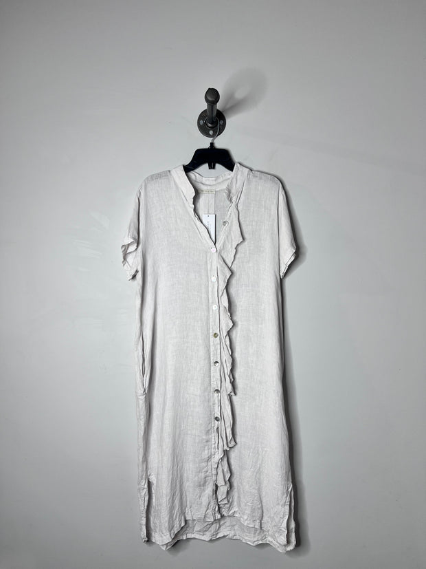 New C. Linen Button-Up Maxi