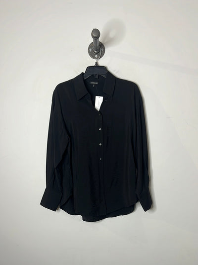 Dynamite Blk Button-Up Blouse