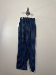 H&M Navy Stripe Trousers