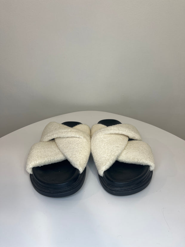 Anthropologie M.Blk/Wht Slides