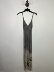 Om Grown Grey Boho Maxi Drs