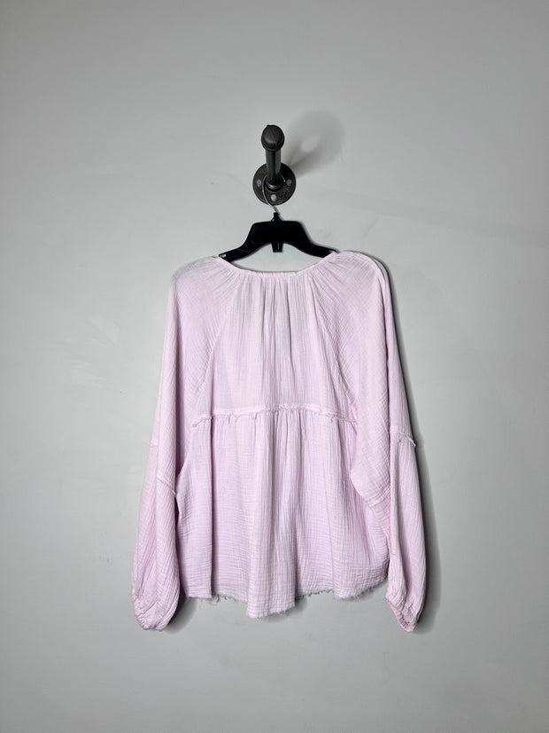 Melissa N. Soft Pink Blouse