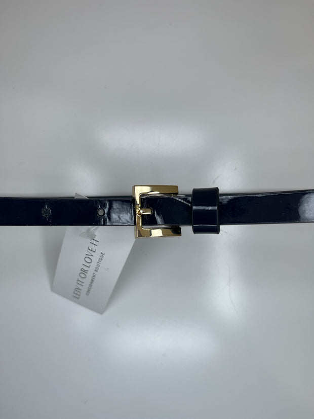No Brand Navy Thin Belt