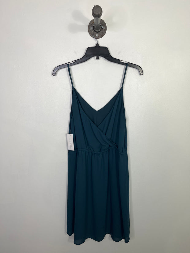 Babaton Emerald Grn Mini Dress