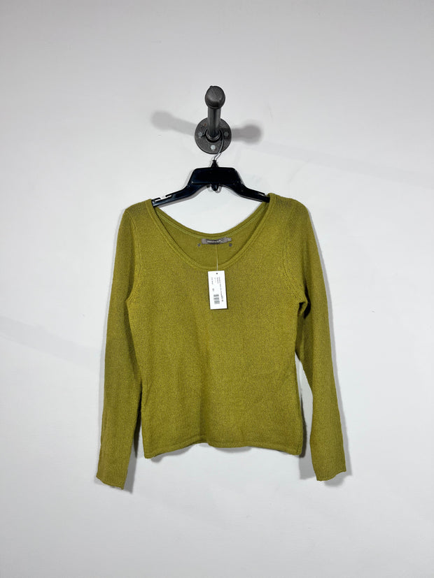 Sandwich Green Knit Sweater