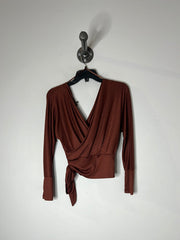 Dynamite Rusted Red Blouse