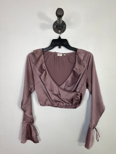 Wilfred Purple Ruffle LongSlv