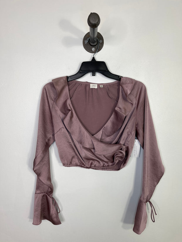 Wilfred Purple Ruffle LongSlv