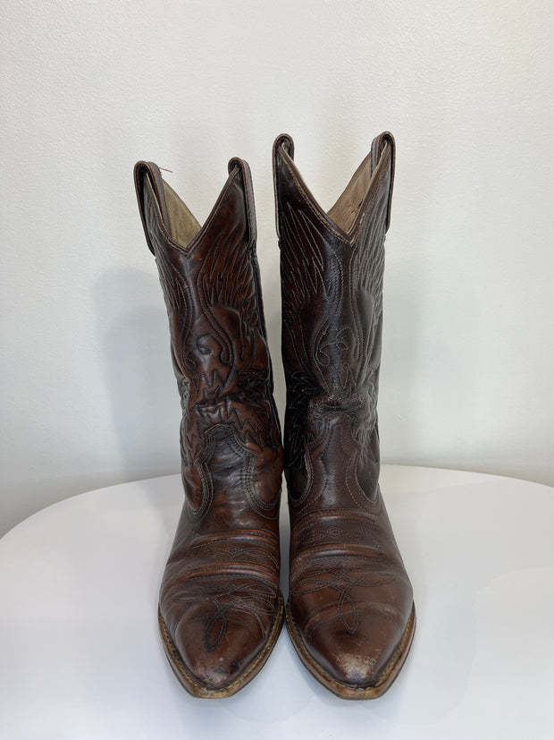 Amazonas Brown Cowboy Boots