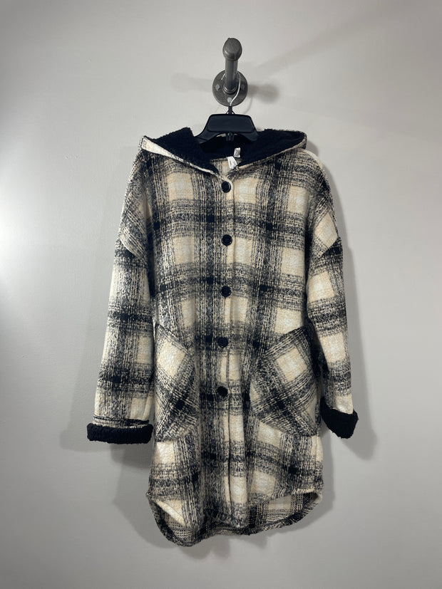 Love, Finn Plaid Long Coat