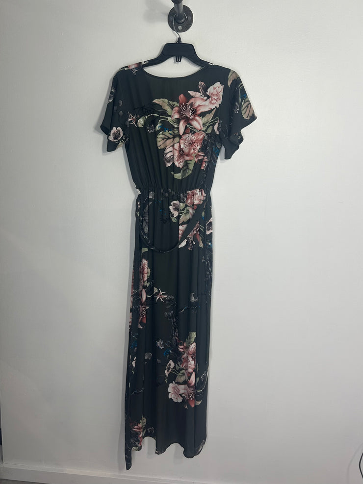 Le Vintage 86 Gry Floral Dress