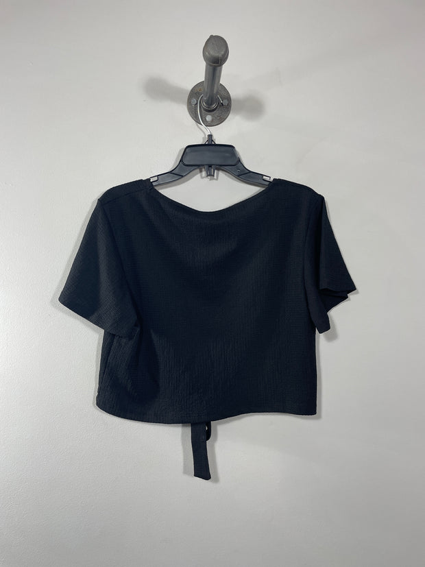 Only Black Crop Ring T-Shirt