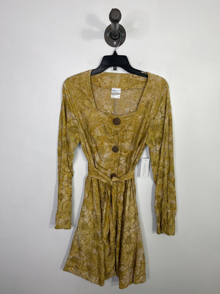 Brooke Teer Yllw Floral Dress