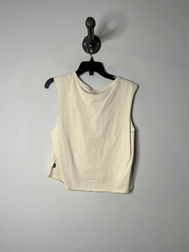 Vans Beige Graphic Skull Tank