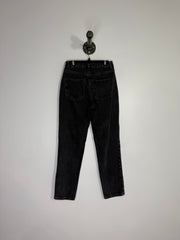 Garage Black Denim Mom Jeans