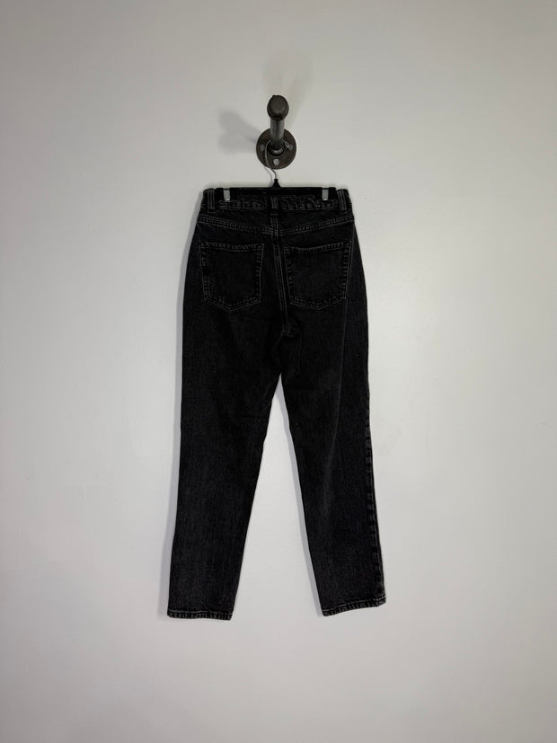 Garage Black Denim Mom Jeans