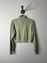 TNA Green Crop Sweatshirt