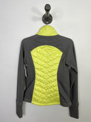 Zella Gry/Yllw Zip Rain Jacket