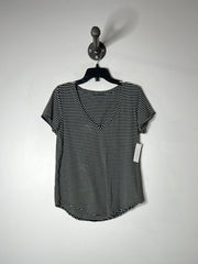 Lululemon Grey Stripe T-Shirt
