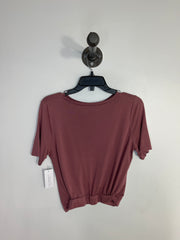 William B Mauve Tied Tee