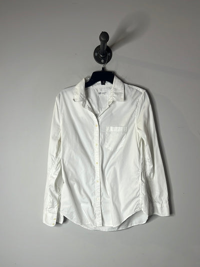 Gap White Fitted Shirt