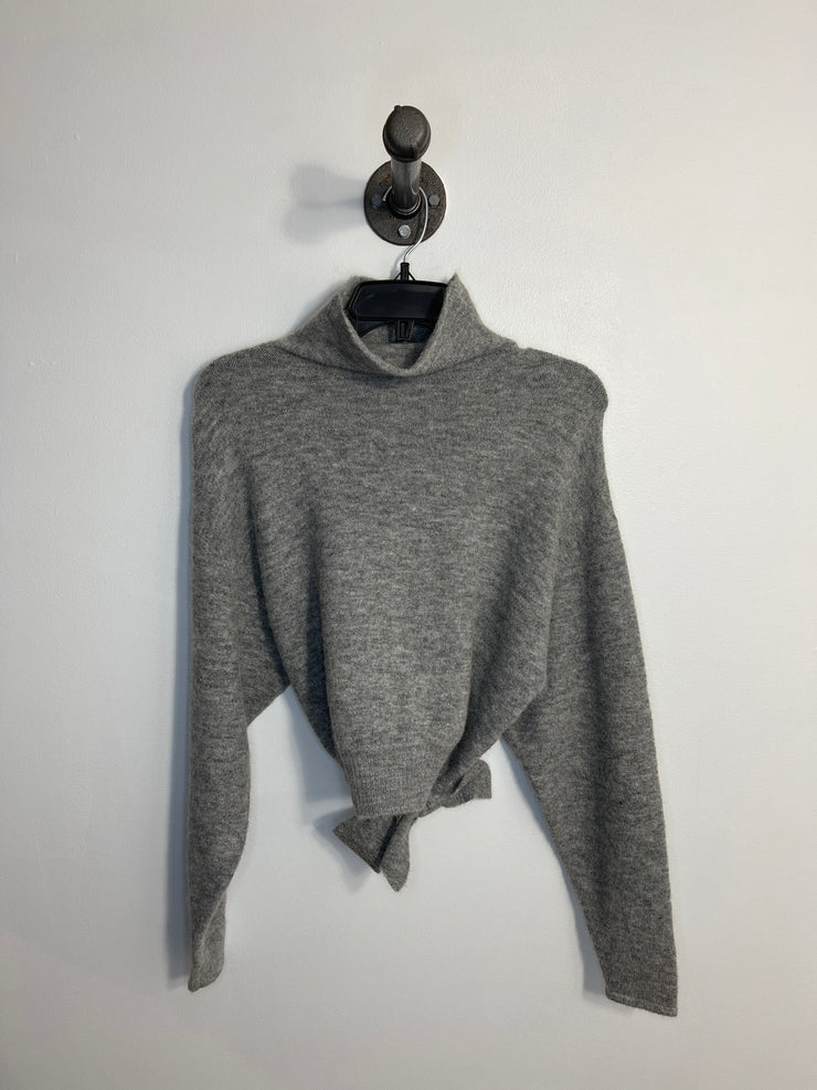 Wilfred Grey Back-Tie Sweater