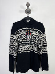 Ralph L. Bear Blk Knit Sweater