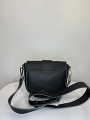 Indigo Black Pleather Purse